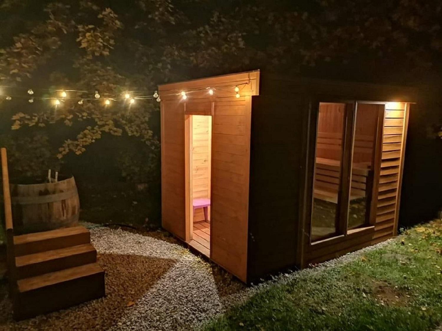 Dziki Zakatek Piskornia Dom Z Sauna Exterior foto